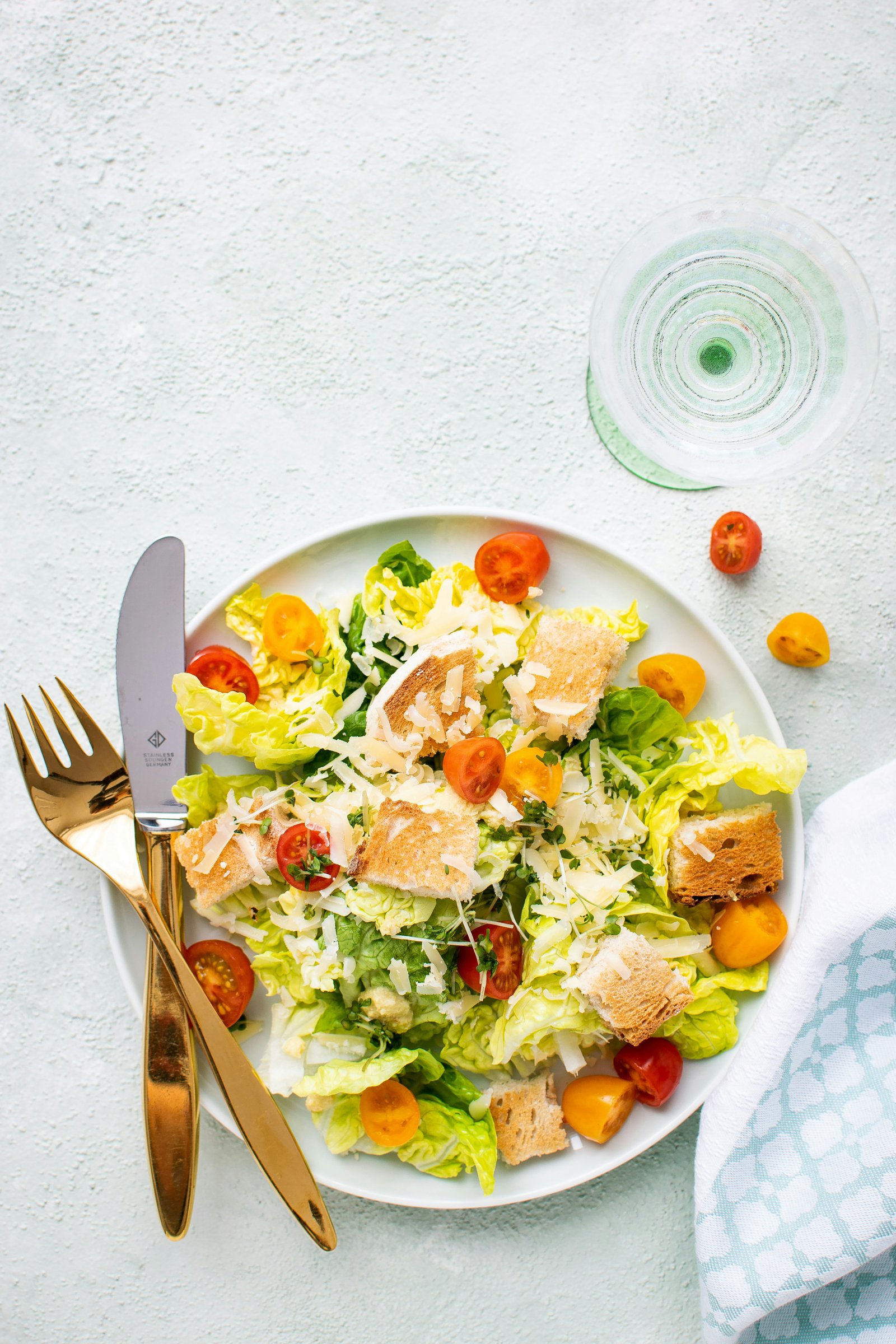 Classic Caesar Salad Recipe with Homemade Dressing featured image